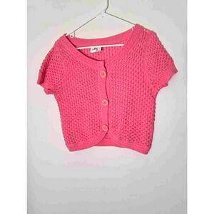 Milly new york women small blush pink bolero knit top super cute